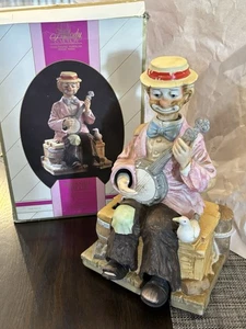 Melody In Motion “Dockside Willie” 12” Porcelain Figurine Musical Clown READ - Picture 1 of 21