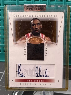 2004-05 Hoops Hot Prospects Future Swatch /350 Ben Gordon #71 Rookie Auto RC - Image 1 of 4