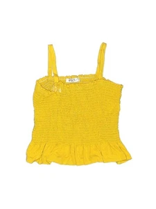 White Fawn Girls Yellow Tank Top XL Youth - Picture 1 of 2