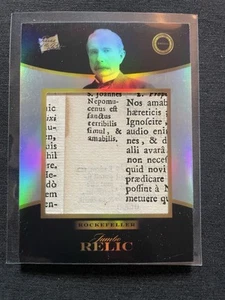 2024 PIECES OF THE PAST 1800s Edition JOHN D ROCKEFELLER Jumbo RELIC CARD - Bild 1 von 2