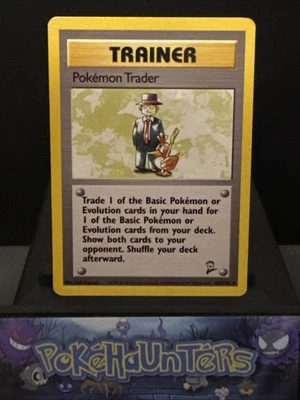 Pokemon Card Pokemon Trader 106/130 Rare Trainer Base Set 2 Near Mint - Image 1 of 2