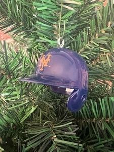 New York Mets MLB Helm Weihnachtsschmuck! Kaufunterstützungen Bildung - Bild 1 von 5