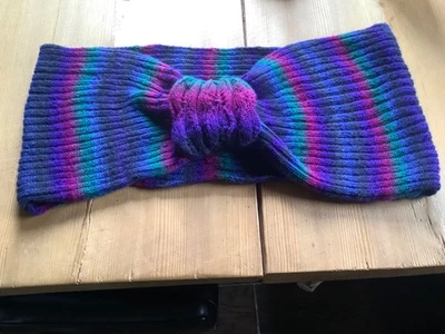 Mantón/bufanda tejido a mano estilo país vino estilo infinito estilo adulto mezcla de lana Foto 1 de 2