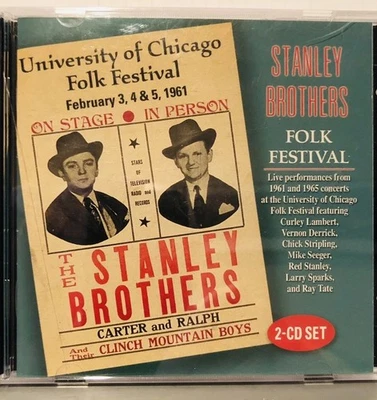 Autographed by the Stanley Brothers CD Chicago Folk Festival Foto 1 de 3