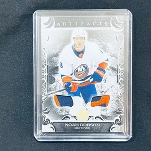 2024-25 UPPER DECK ARTIFACTS NOAH DOBSON GOLD DUAL 2 CLR PATCH JERSEY HOLO SP /5 - Picture 1 of 2