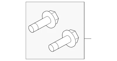 Perno de eje intermedio genuino Mazda 9YA1-6A-001 Foto 1 de 2