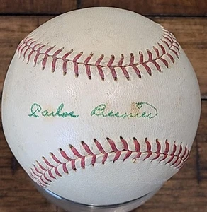 CARLOS BERNIER RARE SIGNED ONL GILES BASEBALL PIRATES PUERTO RICAN HOF JSA COA - Picture 1 of 7