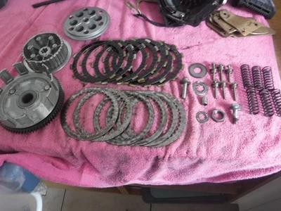 Conjunto completo de embrague Suzuki GS400E GS500E, cesta placa de presión de buje de resortes Foto 1 de 4