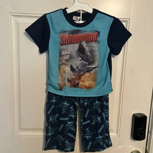 Boys 2014 Sharknado Pajama Set Sz 6/7 - Picture 1 of 8