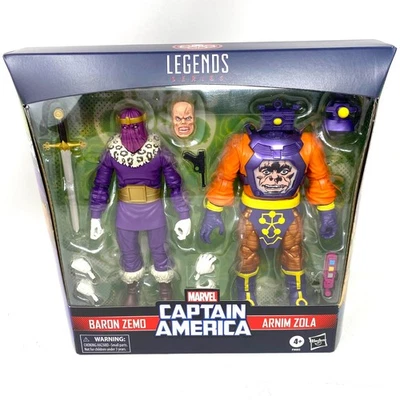 Hasbro Marvel Legends 2024 paquete de 2 Baron Zemo, Arnim Zola exclusivo de Amazon Foto 1 de 4