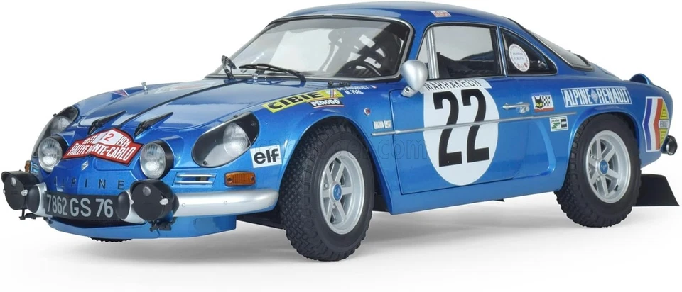 1/8 IXO-MODELS - RENAULT - MODEL-KIT - ALPINE A110 1600S N 22 4th RALLY 20010113 - Immagine 1 di 1