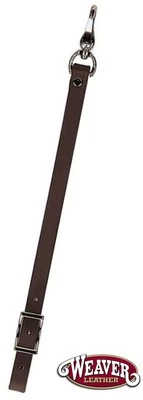 Girth Connector Strap Brown Synthetic Leather Spring Snap Weaver New - Image 1 of 4