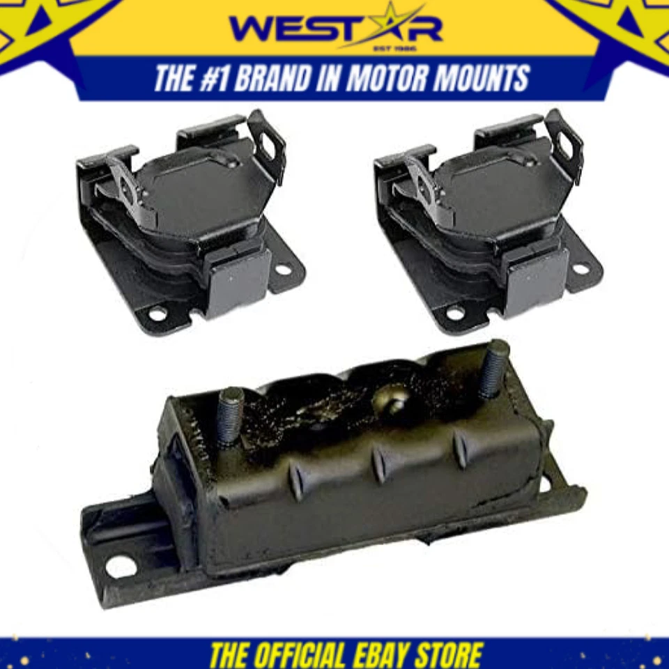 Se adapta a Chevrolet Blazer/S10 4,3 L 4x4 1996-2005 motor delantero y montaje de transmisión 3 piezas Foto 1 de 3