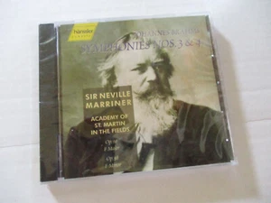 BRAHMS: Symphonies Nos. 3 & 4 CD 1998 Hanssler BMG DIRECT Neville Marriner NEW - Imagen 1 de 2