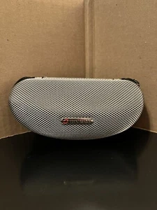 FUNDA PARA GAFAS DE SOL RIVBOS GRIS PLATA CON CREMALLERA Tela Clip para cinturón - Imagen 1 de 3