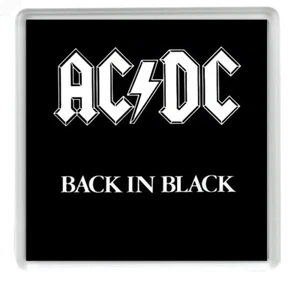 ACDC Set Of 2 reproduction Classic Album Cover, Acrylic Coasters - Picture 1 of 2
