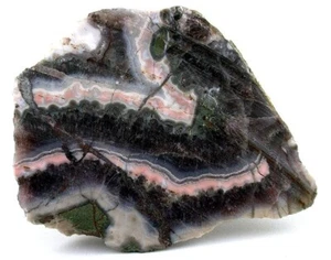 240 GRAM RARE BANDED PINK WHITE OPAL AMETHYST CABOCHON CAB GEM ROUGH OS5/101123 - Picture 1 of 3