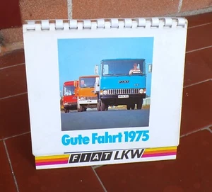 Calendario FIAT LKW 1975 trucks camion Iveco Ducato GERMANIA - Picture 1 of 3