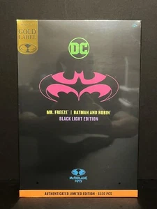 MCFARLANE BATMAN & ROBIN MR FREEZE BLACK LIGHT GOLD LABEL EE EXCLUSIVE IN STOCK! - Picture 1 of 16