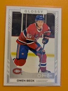 2023-24 Upper Deck Series 2 #R-29 Owen Beck Rookie O-Pee-Chee Glossy Silver - Picture 1 of 2