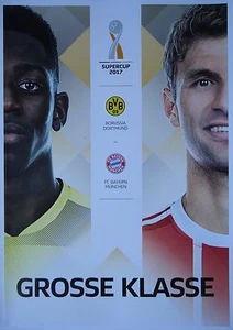 Program Site Statistik Supercup 2017 Borussia Dortmund Bayern Munich #1 - Picture 1 of 2