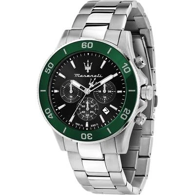 Orologio Maserati Competizione Cronografo uomo R8873600008 Acciaio Verde Nero - Immagine 1 di 2