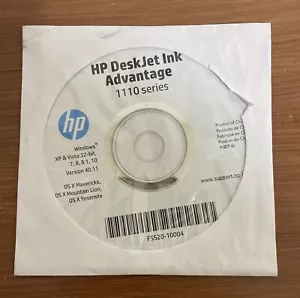 HP Printer DeskJet Ink - advantage 1110 series - Disk Only - Picture 1 of 4