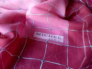 "MICHEL PARIS" Seidentuch 80 x 80 versch Rottöne - Bild 1 von 2