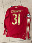 bayern Munich Germany Schweinsteiger Era Chicago Player Issue 8 Techfit Jersey