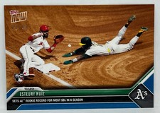 2023 Topps Now #950 Esteury Ruiz RC Oakland Athletics BLUE Parallel 21/49