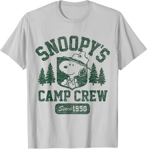 Peanuts - Snoopy's Camp Crew T-Shirt - Picture 1 of 7