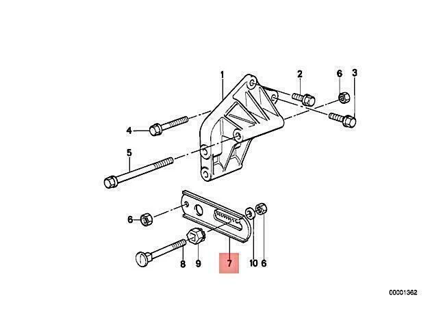 BARRA DE AJUSTE BMW Z1 E12 E21 E28 E30 320I 323I 325E 12311274833 NO🇺🇸DEBERES Foto 1 de 1