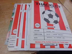 Bundle of 14 x Thackley FC FC Programmes Listed 1980s-2000s - Picture 1 of 1