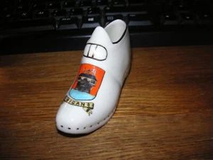 Shelley Crested China Clog shoe with Wigan crest - Picture 1 of 1