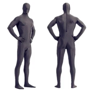 DH Zentai Suit Men's Women's Spandex Halloween Full Body Costume - Picture 1 of 30