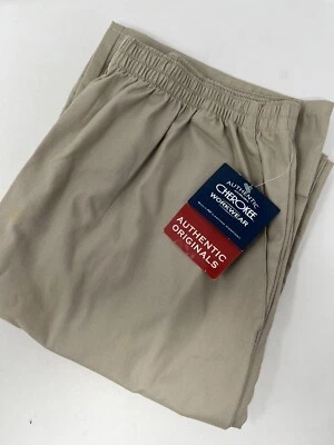 Новый с Ярлыками Cherokee скраб брюки шнурка пояс хаки унисекс средний дефекты GH09. - Изображение 1 из 4