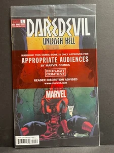 Daredevil #1 - Unleash Hell Red Band NM 2025 Philip Tan Marvel Comic Poly-Bagged - Picture 1 of 2