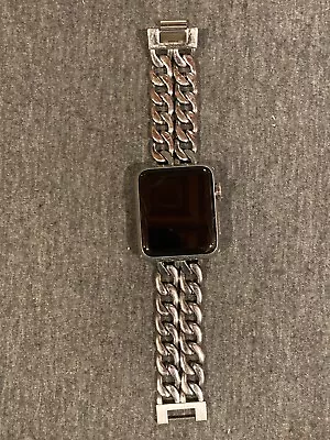 Apple Watch - 38mm Silver Chrome - 1st Generation (A1553) w/ Metal Band - Image 1 of 4