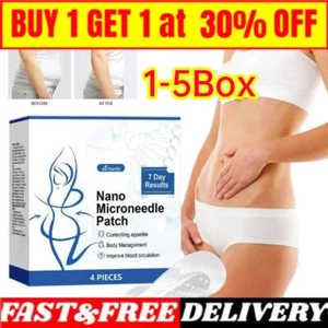 1-5X Nano-Microneedle Patch - 7 Days Results - Weight Burnning 4pcs/pack UK - Picture 1 of 17