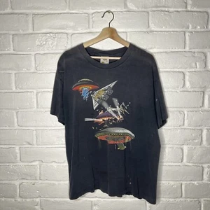 Thrashed Vintage Boston Tour T-shirt 90s Large - Picture 1 of 8