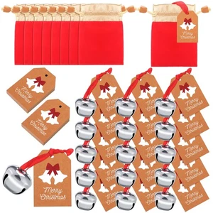 50 Sets Christmas Believe Bells Der Polarschlitten Glocken Großpackung Weihnachtsgeschenk Rentier... - Bild 1 von 6