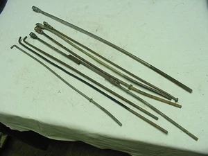 TRIUMPH BSA NORTON INCOMPARABLE VARILLA DE FRENO TRASERA PERSONALIZADA LOTE 8 VARILLAS POR UN PRECIO!  - Imagen 1 de 3