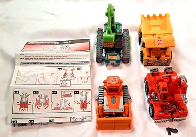 2001 Transformers Combiner Landfill Grimlock Heavy Load Hightower Wedge Complete - Image 1 of 4