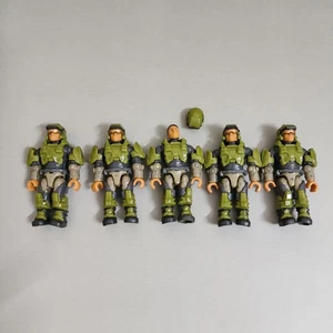 5Pcs/set Halo Mega Bloks Construx Elephant Sandnest HHC44 Female Soldier Figure - Picture 1 of 4