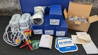 Paquete de 4 cámaras de seguridad ANNKE 1080P 4EN1 2MP color visión nocturna vigilancia CCTV Foto 1 de 4