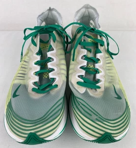 Nike Zoom Fly SP Running Racing Shoes Mens 9.5 Green Yellow White 4S2 - Picture 1 of 22
