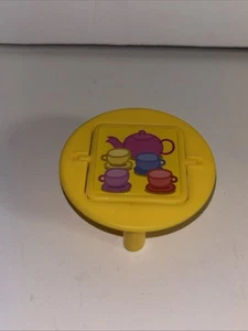 Peppa Pig Replacement Furniture 2 Side Yellow Table Accessory - Picture 1 of 3