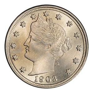 1903 Liberty Head Nickel PCGS MS-66+ CAC - Picture 1 of 4