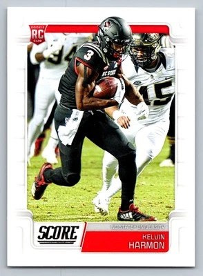 Kelvin Harmon 2019 Score #380 NC State Wolfpack Rookie Football Card - Image 1 of 2