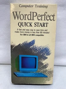 Morris Video Computer Training Word Perfect Quick Start VHS Morris Video - Picture 1 of 4